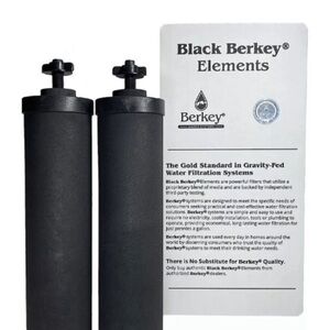 Black Berkey Water Filtration Elements